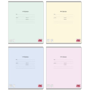 Тетрадь 24л клетка плотная обложка