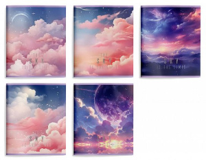 Тетрадь А5 48л Lorex Волшебное небо