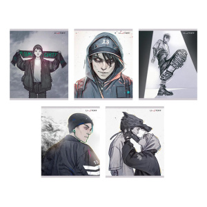 Тетрадь 48л А5 клетка Madness Malina