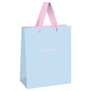 Пакет подарочный 33х42х12см MESHU Monochrome. Blue