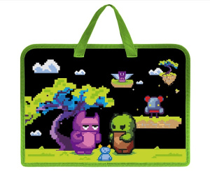 Папка для тетрадей А4 Пиксель_Level Up 1 отделение 245х340х70мм 