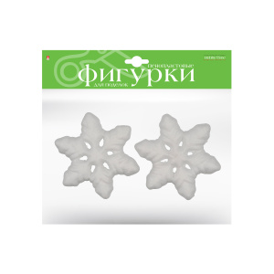 Заготовка из пенопласта Снежинки 2шт 80мм
