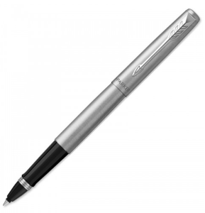 Ручка роллер Parker Jotter Core T-61 Stainless Steel CT M черные чернила