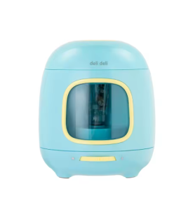 Точилка электрическая Deli 1 отверстие с контейнером 3 режима заточки диаметр 6,5-8