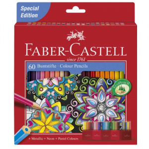 Карандаши цветные 60цв Faber-Castell 