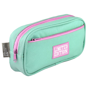 Пенал 1 отделение 20х9,5х3,7см Лимитед мятный
