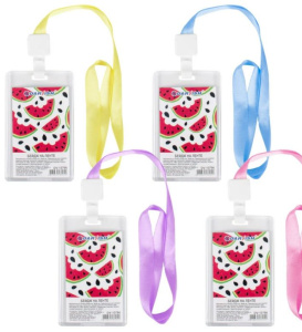 Бейдж на ленте вертикальный 