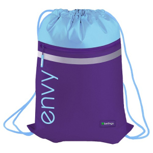 Мешок для обуви 1 отделение Berlingo Envy 360х470мм голубой