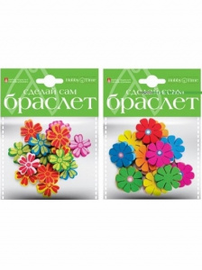 Декоративный набор №1 браслет своими руками элементы из дерева 