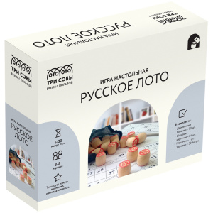 Игра настольная ТРИ СОВЫ Русское лото с бочонками