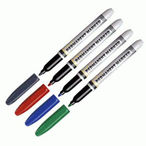 Маркер перманентный Centropen 8566 коричневый пулевидный 2,5мм