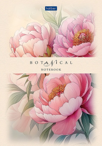 Блокнот А5 40л клетка Hatber Ботаника отрывная склейка 