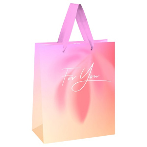 Пакет подарочный 33х42х12см MESHU Peachy