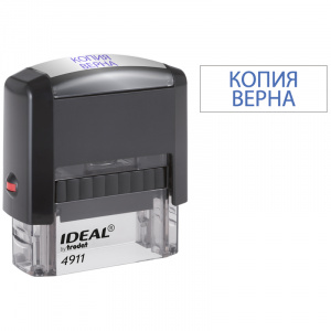 Штамп  "КОПИЯ ВЕРНА" Ideal 38х14мм