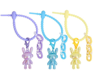 Брелок Кролик на силиконовой стяжке