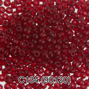 Бисер Чехия GAMMA круглый 3 2,3 мм 5 г т.красный C134 90120 