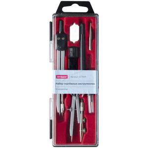 Готовальня 8 предметов циркуль 135мм ArtSpace