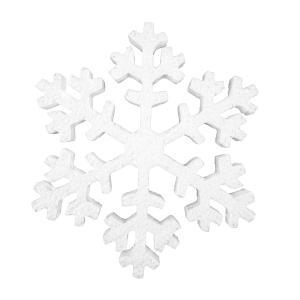 Заготовка из пенопласта d 15 Снежинка № 06 Снежная зима Love2art