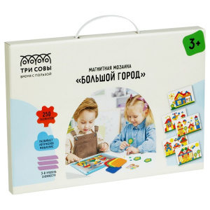 Магнитная мозаика ТРИ СОВЫ Большой город 250 эл