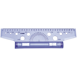 Рейсшина 30см СТАММ пластиковый ролик