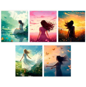 Тетрадь А5 48л клетка Безмятежность