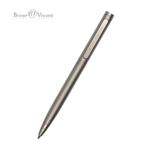 Ручка шариковая автоматическая 1мм синие чернила Firenze BrunoVisconti металлический  корпус шампань