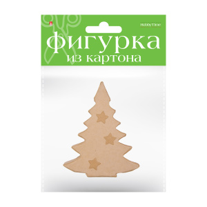 Фигурка из картона Ёлочка 9,5х2х12,2 см