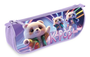 Пенал Hatber K-pop мишки 200х95х50мм