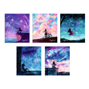 Тетрадь А5 48л клетка Мечтательница