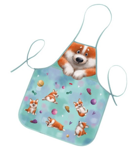 Фартук для Труда Hatber 53,5х44,5см без нарукавников  Чудо Корги
