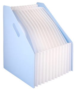 Вертикальный накопитель 13 отделений складной Deli Macaron ассорти