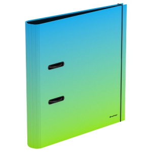 Папка-регистратор 50мм Berlingo Radiance ламинированная голубой/зеленый градиент
