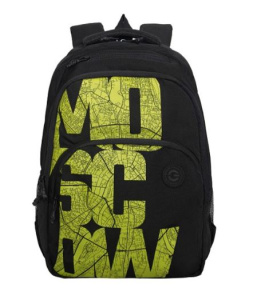 Рюкзак (RU-530-9/4 черный - зеленый)