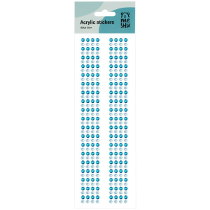 Декоративные акриловые наклейки 25x7,8см MESHU Blue line