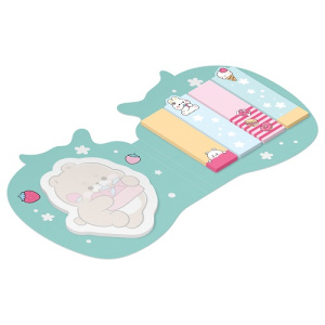 Флажки-закладки и самоклеящиеся блоки в наборе MESHU Cute Sweet 20лх5цв