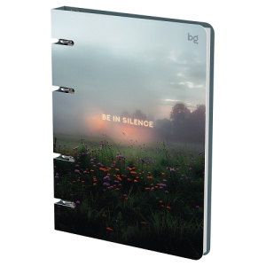 Тетрадь на кольцах А5 120л BG Silence soft-touch