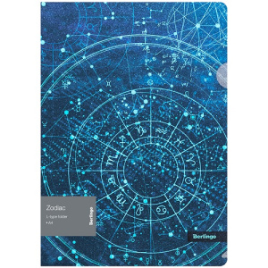 Уголок А4 Berlingo Zodiac 200мкм с эффектом блесток
