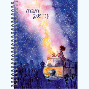 Скетчбук А5 60л Cosmosketch 100гр