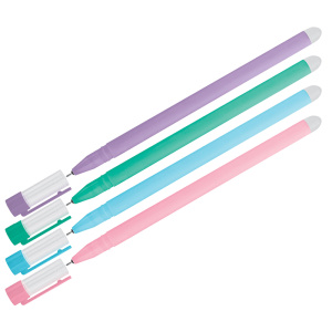 Ручка гелевая стираемая 0,5 мм синие чернила OfficeSpace Soda