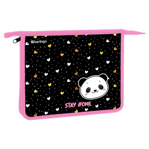 Папка для тетрадей 1 отделение А5 Berlingo Cool panda 240х205х40мм