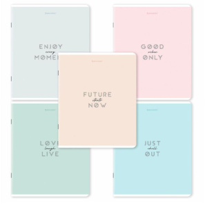 Тетрадь А5 48л BRAUBERG клетка Однотонный Пастель