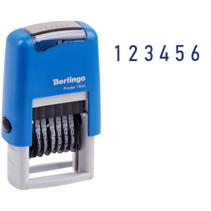 Нумератор мини автомат Berlingo Printer 7836 6 разрядов 3мм