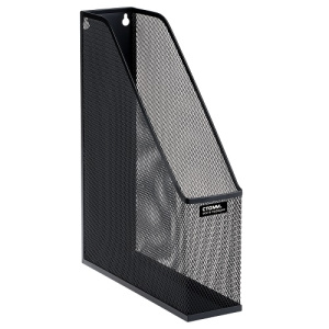 Лоток для бумаг вертикальный СТАММ металл черный