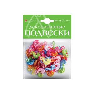 Декоративные подвески из пластика Звездное небо 4 вида
