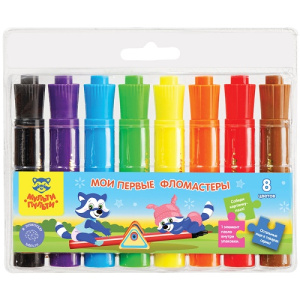 Фломастеры 8цв Мульти-Пульти Мои первые фломастеры утолщенные