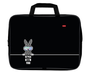 Папка для трудов А4 текстильная 350х265х75мм с ручками Стиль в тебе