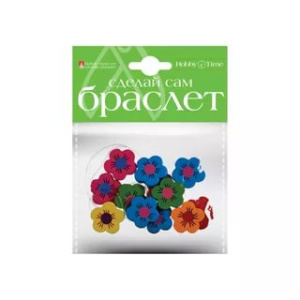 Декоративный набор №6 браслет своими руками элементы из дерева спандекс