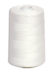 Нить для прошивки документов d0,7мм, 1000м, ЛШ-170, белая (лавсановая, шпапелированная)