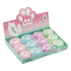 Ластик MESHU Cute Paw фигурный 38х33х10мм
