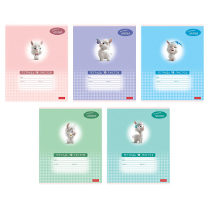 Тетрадь 18л клетка Маленький альпака